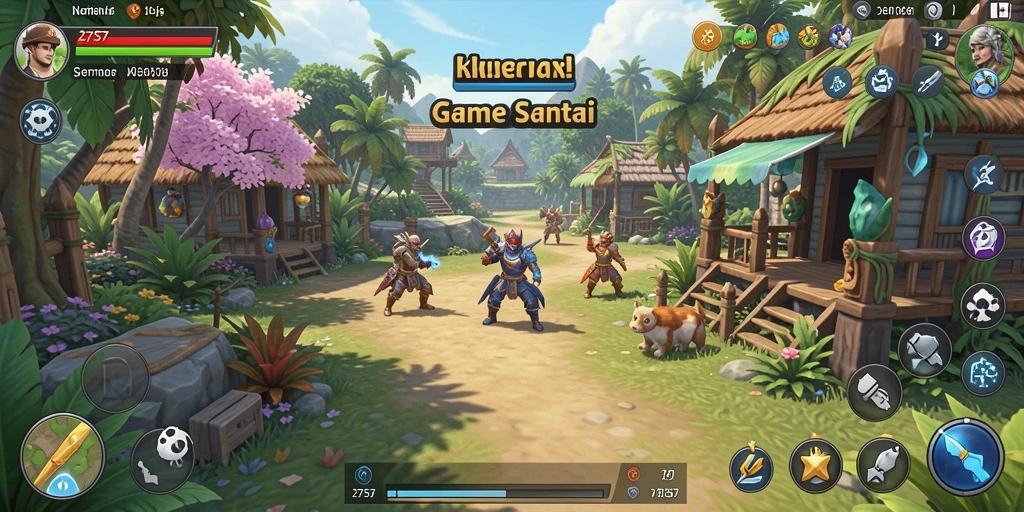 Tampilan gameplay 2757 dengan banyak tantangan menarik.