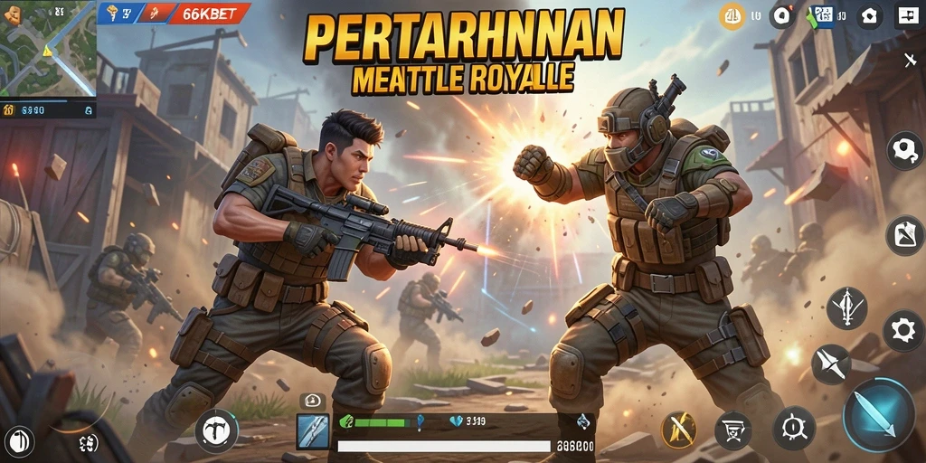 Gameplay seru dalam 66KBET menampilkan aksi dan strategi.