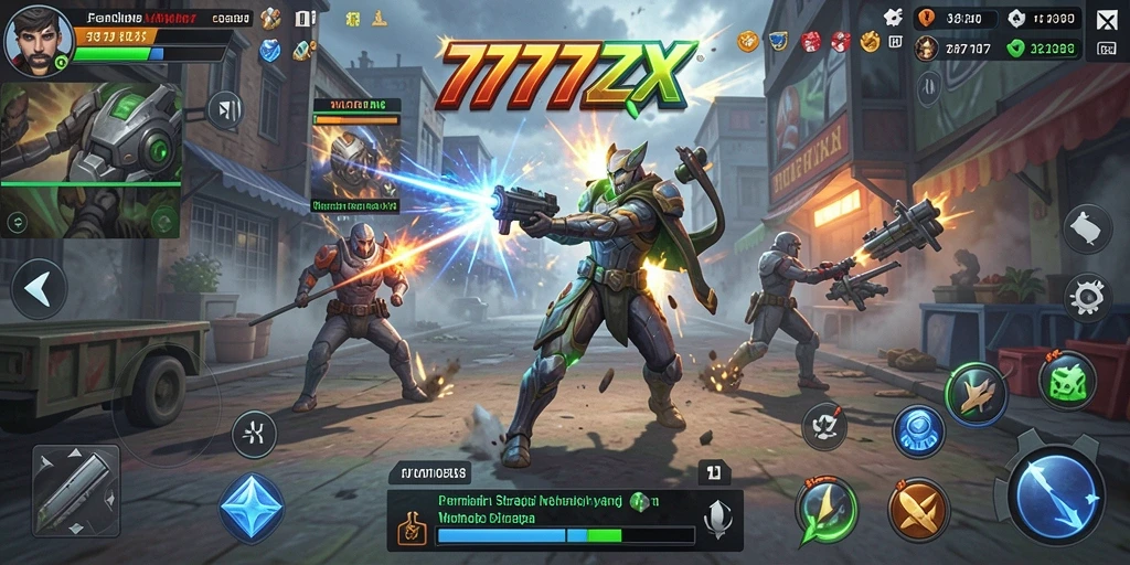 Tampilan gameplay <strong>777ZX</strong> yang menegangkan dan penuh strategi.