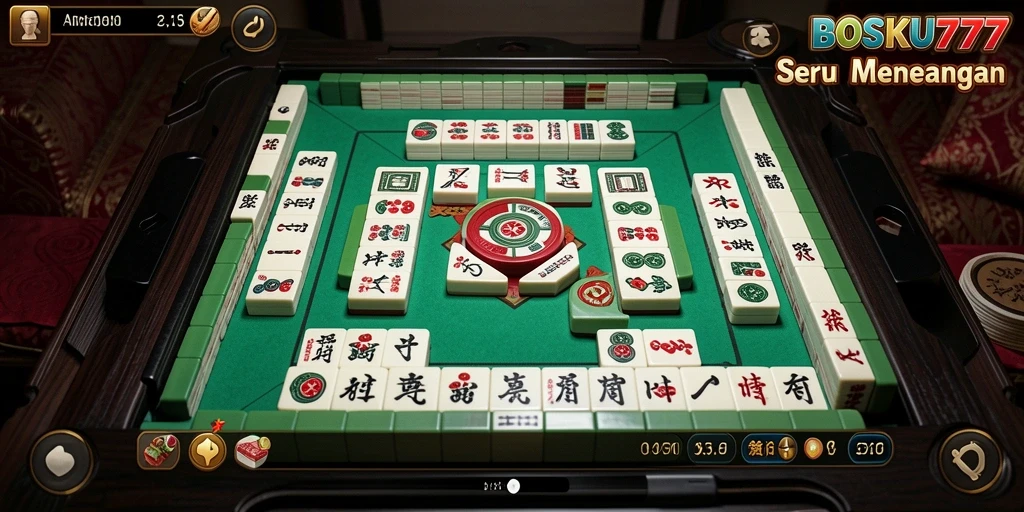 Tampilan gameplay seru dari BOSKU777, nikmati Mahjong di perangkat Anda.