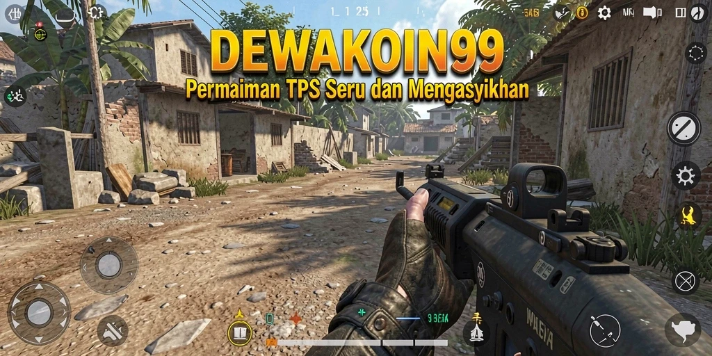 Tampilan gameplay seru dari DEWAKOIN99 dengan aksi TPS yang mendebarkan.