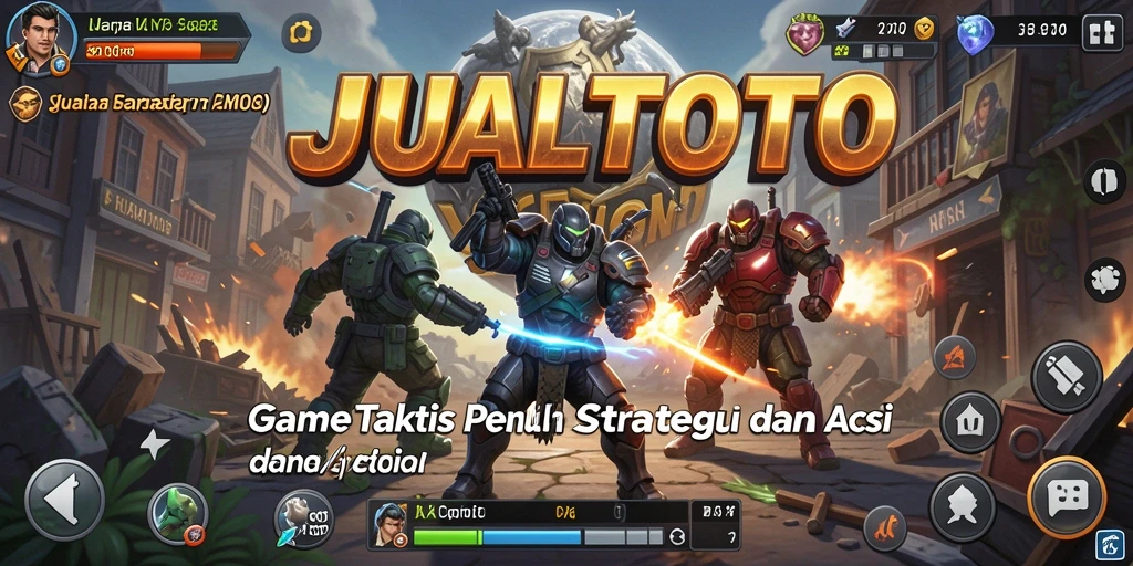 Tampilan gameplay seru dan menegangkan di JUALTOTO.