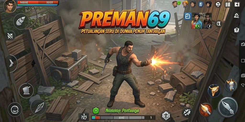 Screenshot gameplay PREMAN69 menunjukkan petualangan seru dan tantangan mendebarkan.
