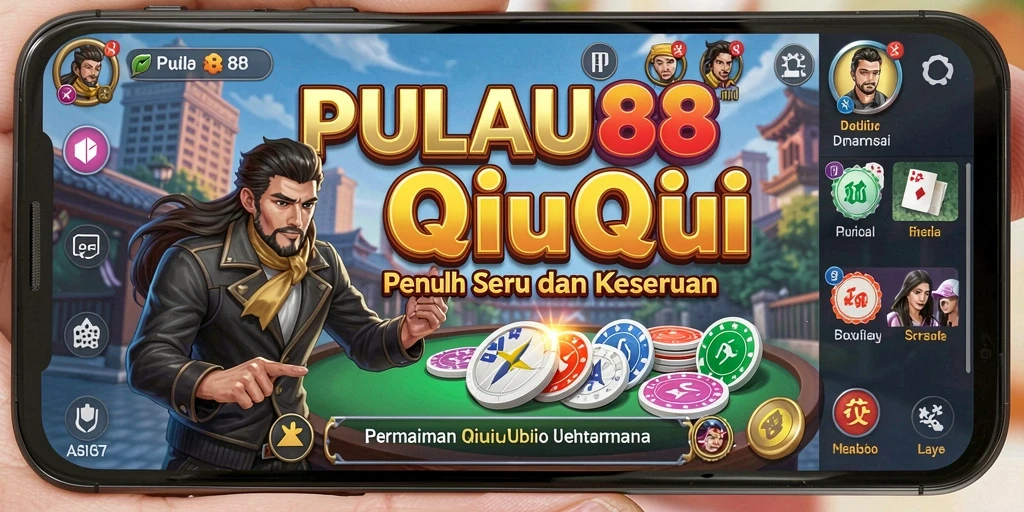 Screenshot gameplay PULAU88 yang menunjukkan aksi seru permainan QiuQiu.