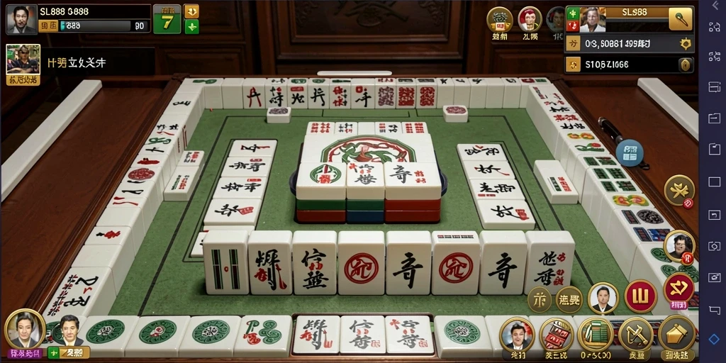 Tampilan gameplay SL888 yang menarik dan menantang Mahjong.