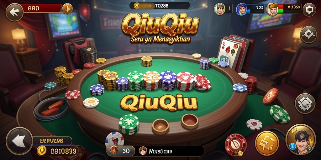 Tampilan menarik dari gameplay QiuQiu di TO288.