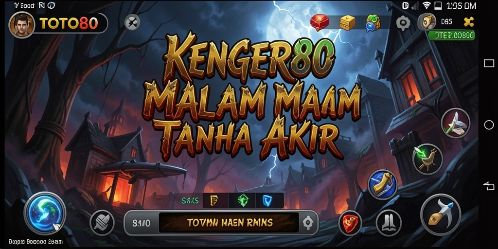 Tampilan seram dari gameplay TOTO80 yang mendebarkan.